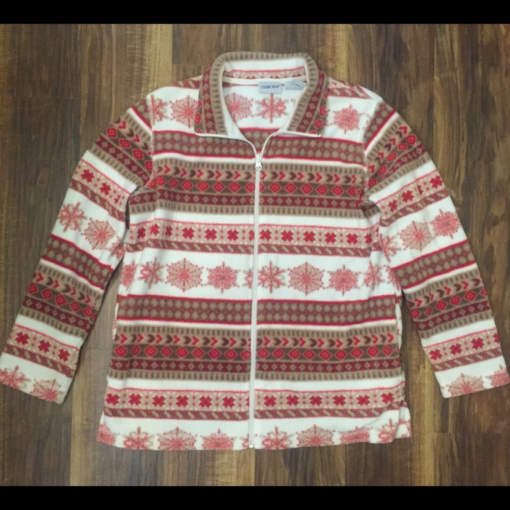 Cabin Creek Zip Up Fleece Jacket ❤️